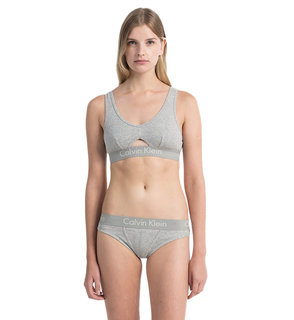 Módní Tanga Body, Šedá barva, BASIC                                   , BASIC