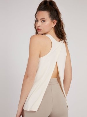 Guess, Bílá barva Logo tank top