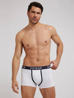 Luxusní Boxerky 3ks, Bílá, Černá barva, L