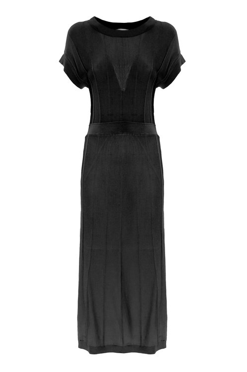 Módní Taupe šaty, Černá barva, 2022