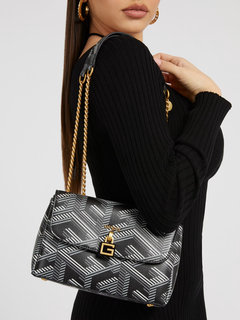 Luxusní Montreal crossbody, Černá barva, T/U