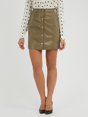 GUESS – Carola sukně, Khaki barva