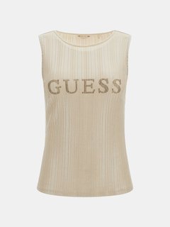 Cristina Tank top Béžová barva Ženy