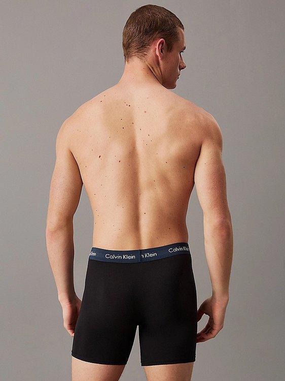 Módní Cotton Stretch boxery 5ks, Černá barva, 2024