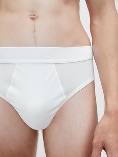 Luxusní Slipy, Bílá barva, XL