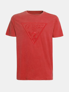 Luxusní Embroidered logo tričko, Červená barva, XS, S, M, L, XL, XXL