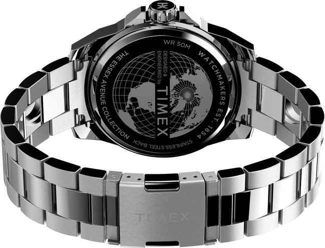 TIMEX TW2U42600-Silver-Tone HODINKY