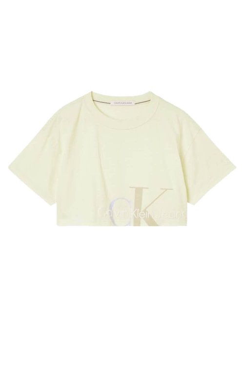 Calvin Klein Jeans, Žlutá barva Cropped triko