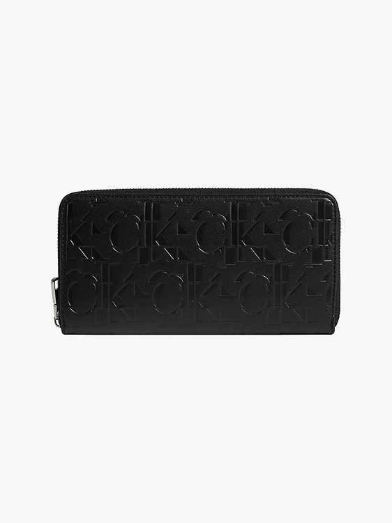 Calvin Klein Jeans – Sleek peněženka, Černá barva