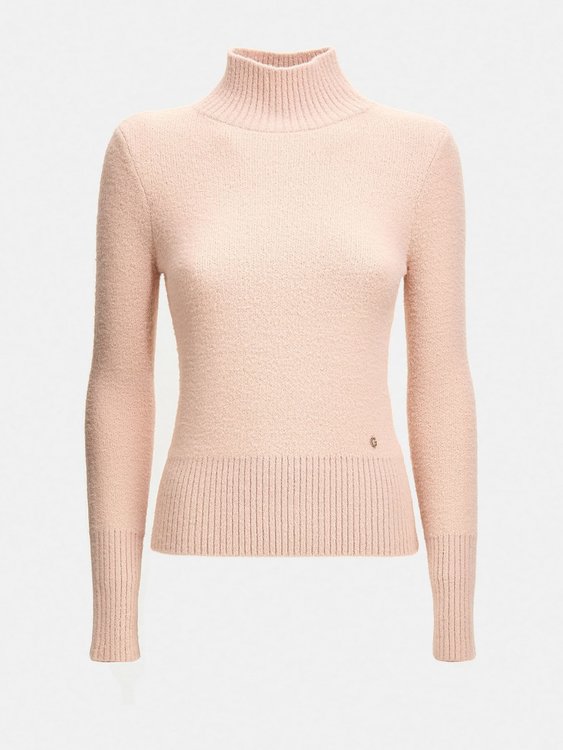 Luxusní Marion svetr, Růžová barva, XS, S