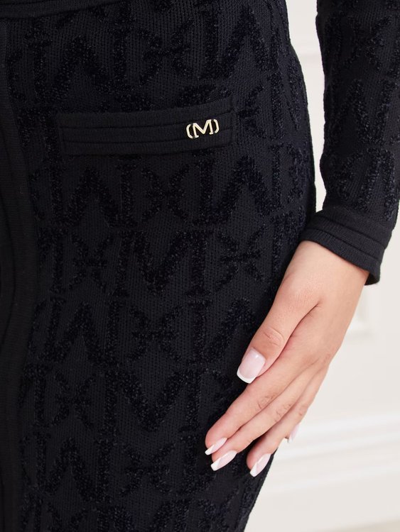 Luxusní Sibilla sukně, Černá barva