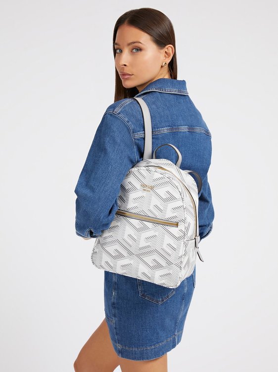 Luxusní Vikky batoh, Bílá barva, T/U