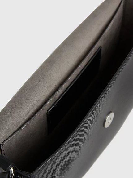 Módní Minimal Monogram crossbody, Černá barva, 2023