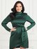 Módní Kier šaty, Zelená barva, 2023