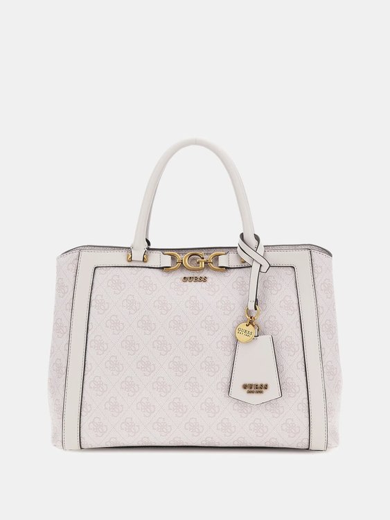 GUESS – Dagan Triple velká kabelka, Růžová barva