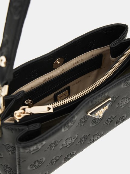 Módní Jena Girlfriend střední kabelka, Černá barva, 2024