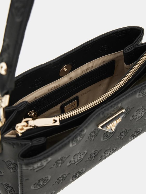 Módní Jena Girlfriend střední kabelka, Černá barva, 2024