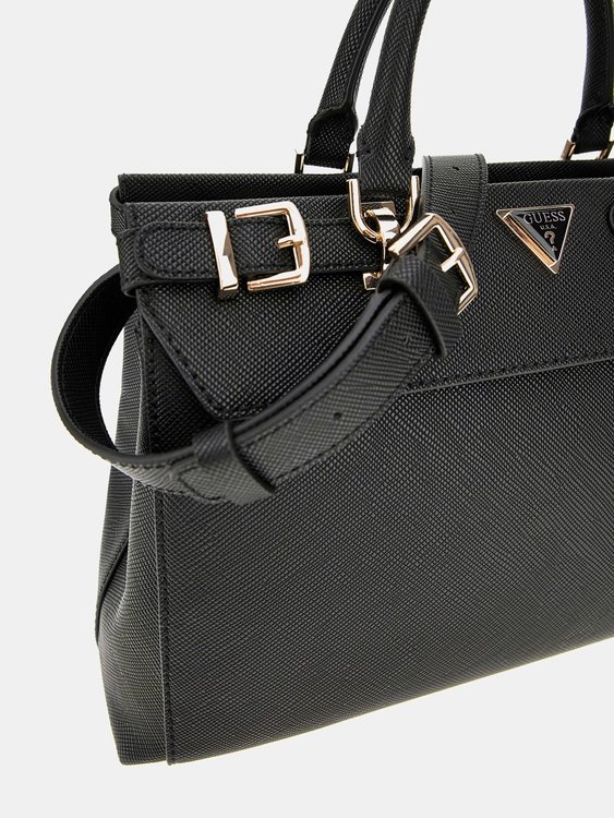 Luxusní Levante Luxury střední kabelka, Černá barva, T/U