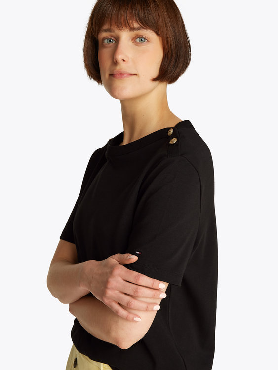 WW0WW42907-BDS triko s/s – Tommy Hilfiger Ženy 1