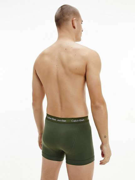 Módní Boxerky 3ks, Černá, Khaki, Modrá barva, 2021