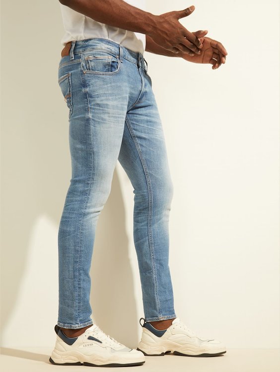 Luxusní Eco Miami džíny, Modrá barva, 30/2, 31/2, 32/2, 33/2, 34/2, 36/2