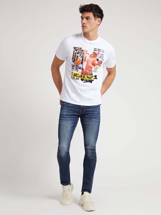 Guess – Waves triko, Bílá barva 1