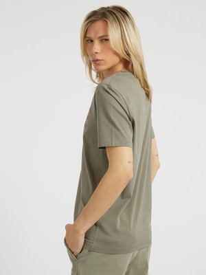 Ermak triko – GUESS, Khaki, Zelená barva Muži