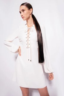 Luxusní Affabile šaty, Bílá barva, 40