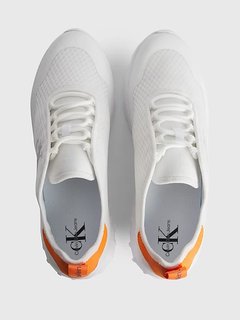 Runner tenisky Bílá, Oranžová barva Muži