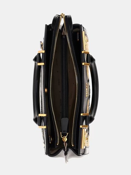 Módní Katey kabelka, Černá barva, 2023