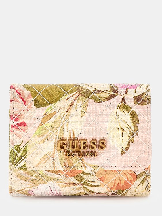 GUESS – Nerina peněženka, Oranžová, Zelená barva
