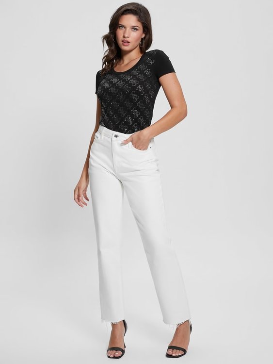 Módní 4G Allover triko, Černá barva, 2023