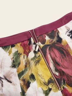 Luxusní Autumn Garden sukně, Fialová, Multi barva, 38, 40, 42, 44