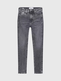 High Rise Super Skin jeans Šedá barva Ženy