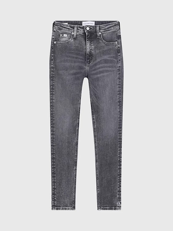 High Rise Super Skin jeans Šedá barva Ženy