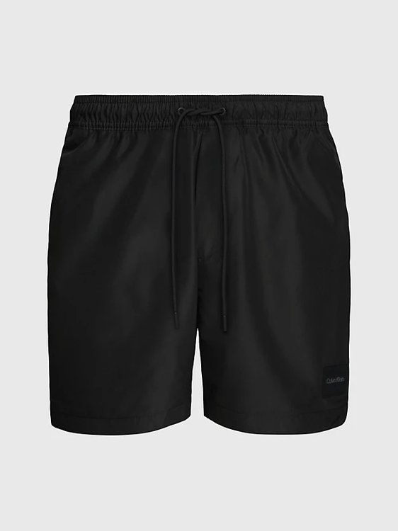 Calvin Klein Swimwear – CK Steel plavky, Černá barva