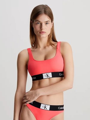 CK 1996 plavky – Calvin Klein Swimwear, Červená barva Ženy