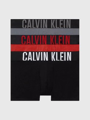 Calvin Klein Underwear – Intense Power boxery 3ks, Černá, Červená, Šedá barva