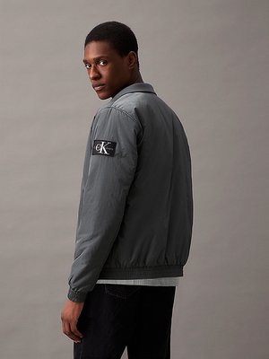 Padded Harrington bunda – Calvin Klein Jeans, Šedá barva Muži