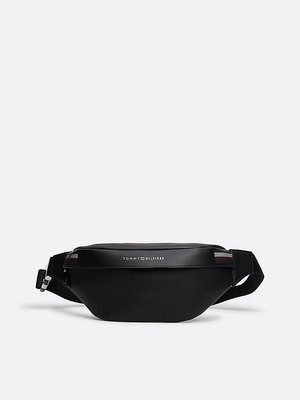 Tommy Hilfiger – TH Corp Texture ledvinka, Černá barva