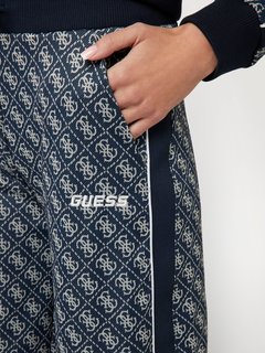 Luxusní Sarah 4G Logo kalhoty, Modrá barva, XS, S, M