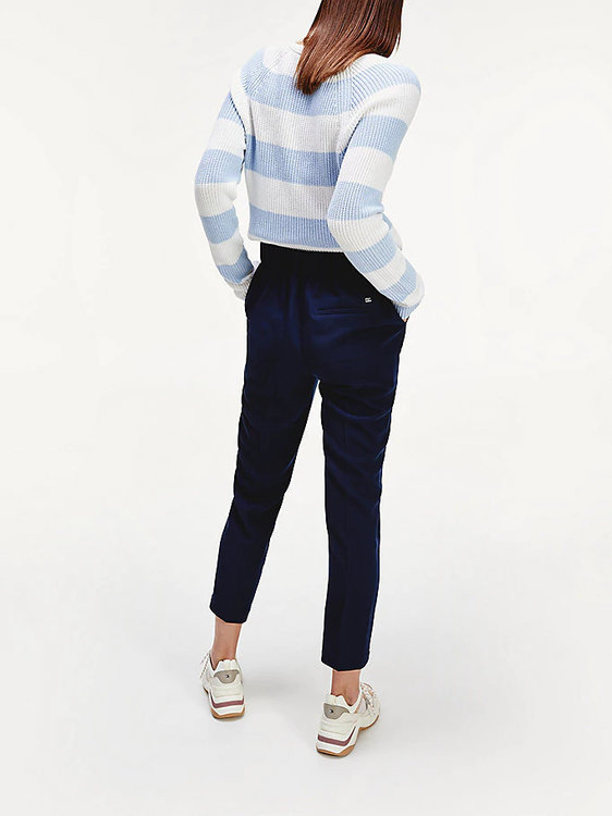 TH Kalhoty – Tommy Hilfiger, Navy barva Ženy