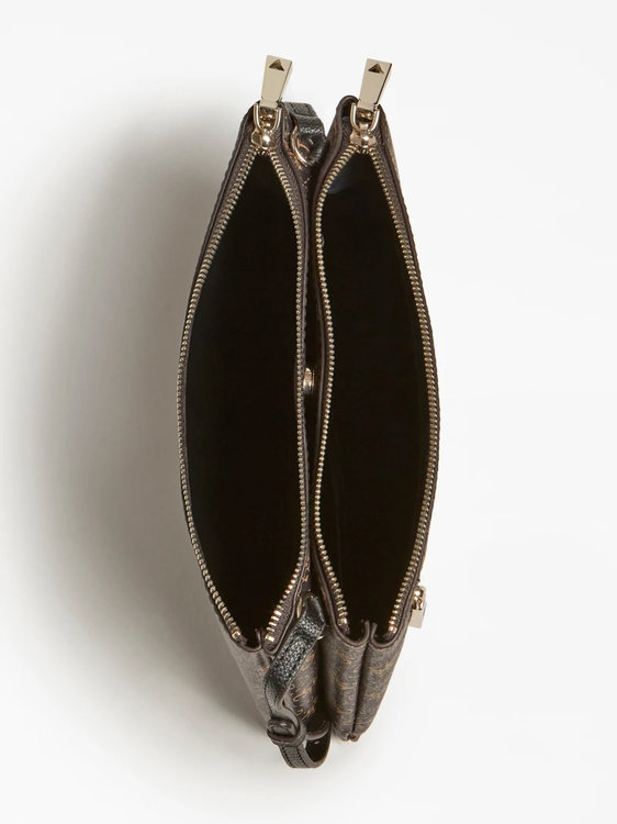 Naya Double crossbody Hnědá barva Ženy