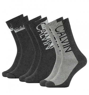 Calvin Klein Jeans – Ponožky 3ks, Šedá barva