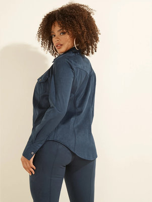 Daisy košile Modrá barva Ženy