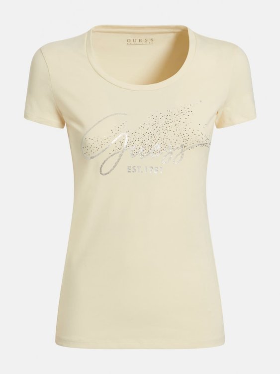 Front logo tričko Žlutá barva Ženy