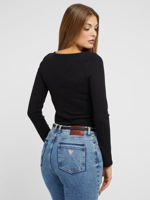Karlee top – GUESS, Černá barva Ženy