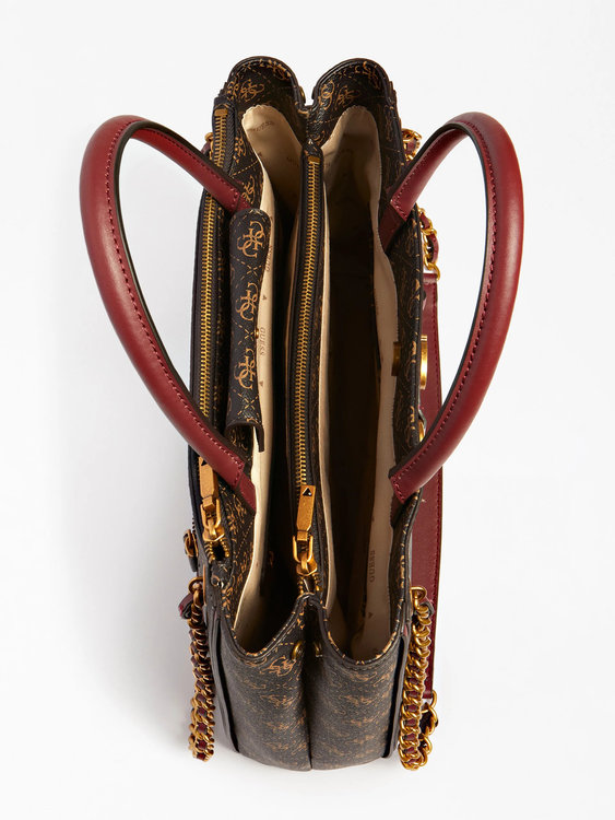 Módní Izzy 4G logo kabelka, Hnědá barva, 2022