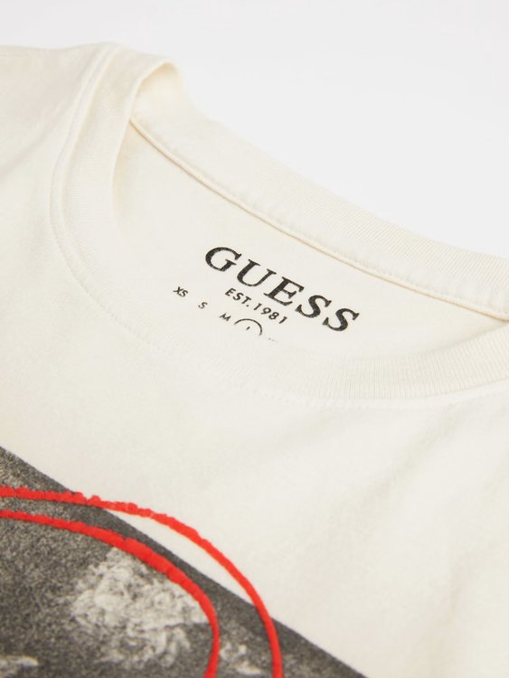 LA Fashion triko Bílá, Krémová barva Muži