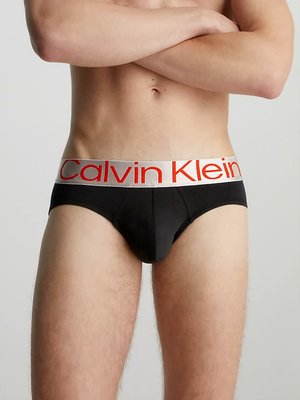 Reconsidered Steel slipy 3ks – Calvin Klein Underwear, Černá barva Muži